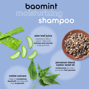 Baomint™ moisturizing shampoo lather rich and famous